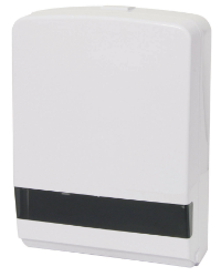 FASTAID HAND TOWEL DISPENSER SLIMLINE ABS PLASTIC WITH VIEWING WINDOW